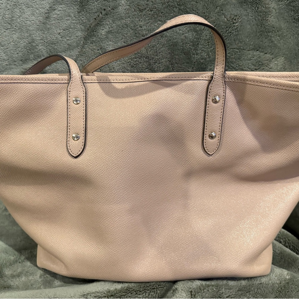 Coach Women's Blush Leather Tote - Picture 3 of 6